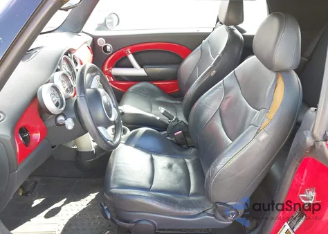 2005 Mini Cooper S z USA, uszkodzony, nr VIN WMWRH33445TF80455